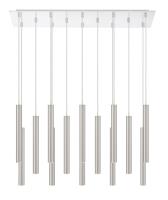 LED Chandelier by Z-Lite - Forest Collection, Chrome Finish - 917MP12-BN-LED-14LCH