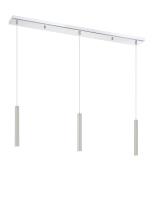 LED Linear Chandelier by Z-Lite - Forest Collection, Chrome Finish - 917MP12-BN-LED-3LCH
