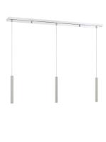 LED Linear Chandelier by Z-Lite - Forest Collection, Chrome Finish - 917MP12-BN-LED-3LCH