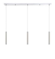 LED Linear Chandelier by Z-Lite - Forest Collection, Chrome Finish - 917MP12-BN-LED-3LCH