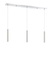 LED Linear Chandelier by Z-Lite - Forest Collection, Chrome Finish - 917MP12-BN-LED-3LCH