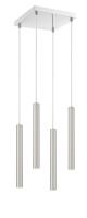 LED Chandelier by Z-Lite - Forest Collection, Chrome Finish - 917MP12-BN-LED-4SCH