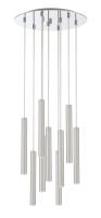 LED Chandelier by Z-Lite - Forest Collection, Chrome Finish - 917MP12-BN-LED-9RCH