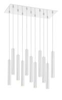 LED Chandelier by Z-Lite - Forest Collection, Chrome Finish - 917MP12-CH-LED-11LCH