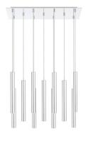LED Chandelier by Z-Lite - Forest Collection, Chrome Finish - 917MP12-CH-LED-11LCH