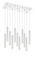 LED Chandelier by Z-Lite - Forest Collection, Chrome Finish - 917MP12-CH-LED-11LCH