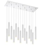 LED Chandelier by Z-Lite - Forest Collection, Chrome Finish - 917MP12-CH-LED-14LCH