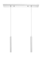 LED Linear Chandelier by Z-Lite - Forest Collection, Chrome Finish - 917MP12-CH-LED-2LCH