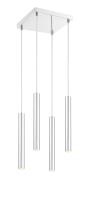 LED Chandelier by Z-Lite - Forest Collection, Chrome Finish - 917MP12-CH-LED-4SCH