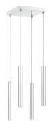 LED Chandelier by Z-Lite - Forest Collection, Chrome Finish - 917MP12-CH-LED-4SCH