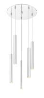 LED Chandelier by Z-Lite - Forest Collection, Chrome Finish - 917MP12-CH-LED-5RCH