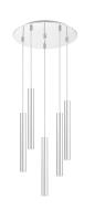LED Chandelier by Z-Lite - Forest Collection, Chrome Finish - 917MP12-CH-LED-5RCH