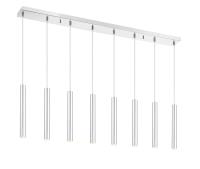 LED Linear Chandelier by Z-Lite - Forest Collection, Chrome Finish - 917MP12-CH-LED-8LCH