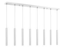 LED Linear Chandelier by Z-Lite - Forest Collection, Chrome Finish - 917MP12-CH-LED-8LCH