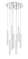 LED Chandelier by Z-Lite - Forest Collection, Chrome Finish - 917MP12-CH-LED-9RCH
