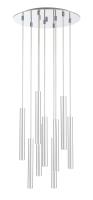LED Chandelier by Z-Lite - Forest Collection, Chrome Finish - 917MP12-CH-LED-9RCH
