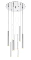 LED Chandelier by Z-Lite - Forest Collection, Chrome Finish - 917MP12-CH-LED-9RCH