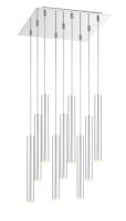 LED Chandelier by Z-Lite - Forest Collection, Chrome Finish - 917MP12-CH-LED-9SCH