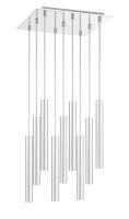 LED Chandelier by Z-Lite - Forest Collection, Chrome Finish - 917MP12-CH-LED-9SCH