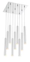 LED Chandelier by Z-Lite - Forest Collection, Chrome Finish - 917MP12-CH-LED-9SCH