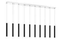 LED Linear Chandelier by Z-Lite - Forest Collection, Chrome Finish - 917MP12-MB-LED-10LCH