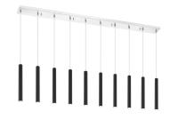 LED Linear Chandelier by Z-Lite - Forest Collection, Chrome Finish - 917MP12-MB-LED-10LCH
