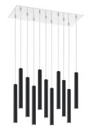 LED Chandelier by Z-Lite - Forest Collection, Chrome Finish - 917MP12-MB-LED-11LCH
