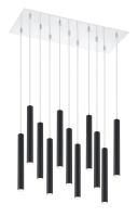 LED Chandelier by Z-Lite - Forest Collection, Chrome Finish - 917MP12-MB-LED-11LCH