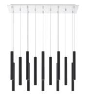 LED Chandelier by Z-Lite - Forest Collection, Chrome Finish - 917MP12-MB-LED-14LCH