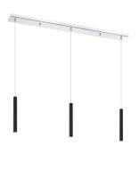 LED Linear Chandelier by Z-Lite - Forest Collection, Chrome Finish - 917MP12-MB-LED-3LCH