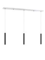 LED Linear Chandelier by Z-Lite - Forest Collection, Chrome Finish - 917MP12-MB-LED-3LCH