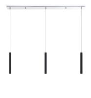 LED Linear Chandelier by Z-Lite - Forest Collection, Chrome Finish - 917MP12-MB-LED-3LCH