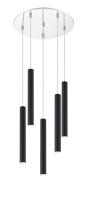 LED Chandelier by Z-Lite - Forest Collection, Chrome Finish - 917MP12-MB-LED-5RCH