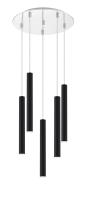 LED Chandelier by Z-Lite - Forest Collection, Chrome Finish - 917MP12-MB-LED-5RCH