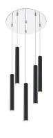 LED Chandelier by Z-Lite - Forest Collection, Chrome Finish - 917MP12-MB-LED-5RCH