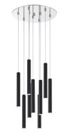 LED Chandelier by Z-Lite - Forest Collection, Chrome Finish - 917MP12-MB-LED-9RCH