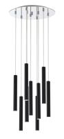 LED Chandelier by Z-Lite - Forest Collection, Chrome Finish - 917MP12-MB-LED-9RCH