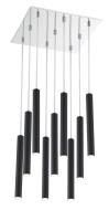 LED Chandelier by Z-Lite - Forest Collection, Chrome Finish - 917MP12-MB-LED-9SCH
