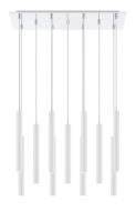 LED Chandelier by Z-Lite - Forest Collection, Chrome Finish - 917MP12-WH-LED-11LCH