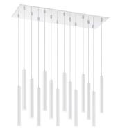 LED Chandelier by Z-Lite - Forest Collection, Chrome Finish - 917MP12-WH-LED-14LCH