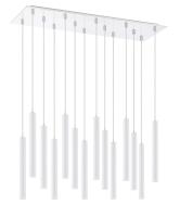 LED Chandelier by Z-Lite - Forest Collection, Chrome Finish - 917MP12-WH-LED-14LCH
