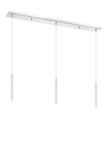 LED Linear Chandelier by Z-Lite - Forest Collection, Chrome Finish - 917MP12-WH-LED-3LCH