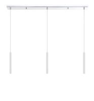 LED Linear Chandelier by Z-Lite - Forest Collection, Chrome Finish - 917MP12-WH-LED-3LCH