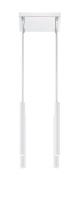 LED Chandelier by Z-Lite - Forest Collection, Chrome Finish - 917MP12-WH-LED-4SCH