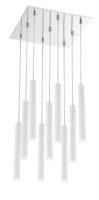 LED Chandelier by Z-Lite - Forest Collection, Chrome Finish - 917MP12-WH-LED-9SCH