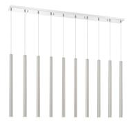 LED Linear Chandelier by Z-Lite - Forest Collection, Chrome Finish - 917MP24-BN-LED-10LCH