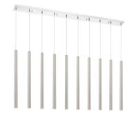 LED Linear Chandelier by Z-Lite - Forest Collection, Chrome Finish - 917MP24-BN-LED-10LCH