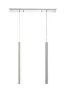LED Linear Chandelier by Z-Lite - Forest Collection, Chrome Finish - 917MP24-BN-LED-2LCH