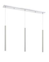 LED Linear Chandelier by Z-Lite - Forest Collection, Chrome Finish - 917MP24-BN-LED-3LCH