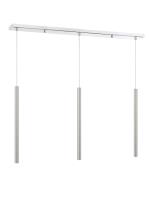 LED Linear Chandelier by Z-Lite - Forest Collection, Chrome Finish - 917MP24-BN-LED-3LCH